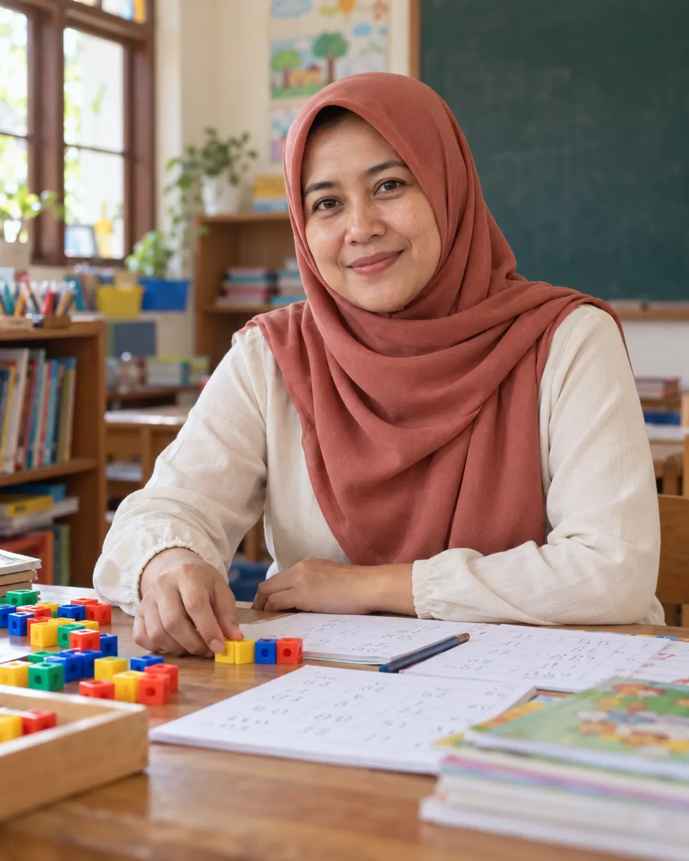 Potret konseptual Bu Ratna Dewi